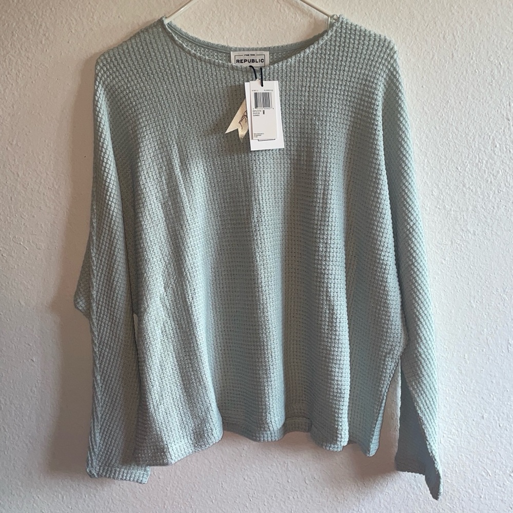 NWT Super Soft For The Republic Knit Long Sleeve